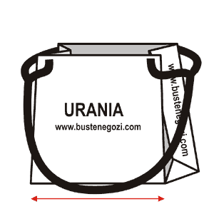 Seleziona la larghezza della busta