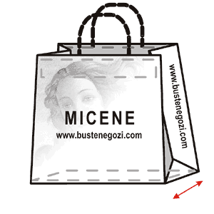 Seleziona adesso l'ampiezza del soffietto laterale della tua busta