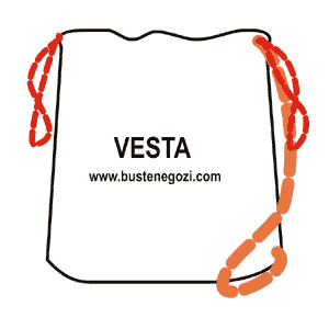 Seleziona che tipo di corda vuoi per il tuo Zainetto Vesta